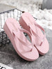 Simple Style Eva Beach Flip Flops For Women, With Tpr Anti-Slip Sole