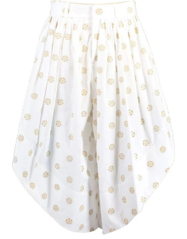 Weekend Savings Extravaganza White Floral Print Pant
