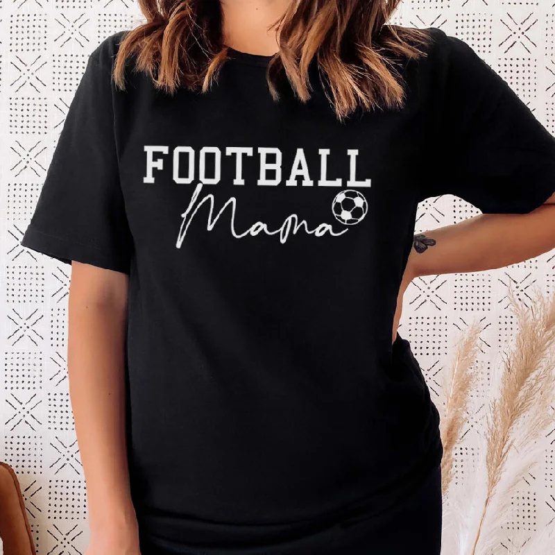 Flash Sale Mama & Fan- Football Mama Logo T-Shirt