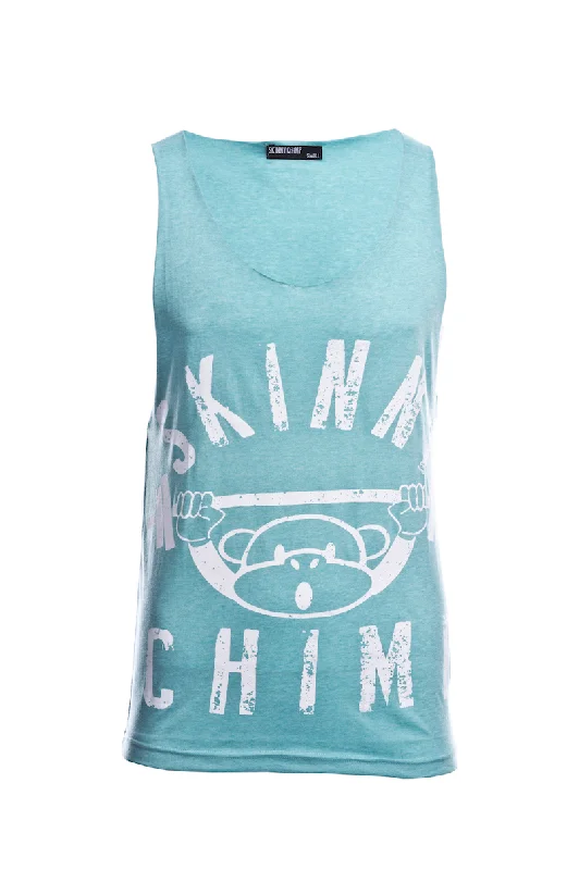 Take Advantage Classic Raw Cut Unisex Gym Vest - Mint