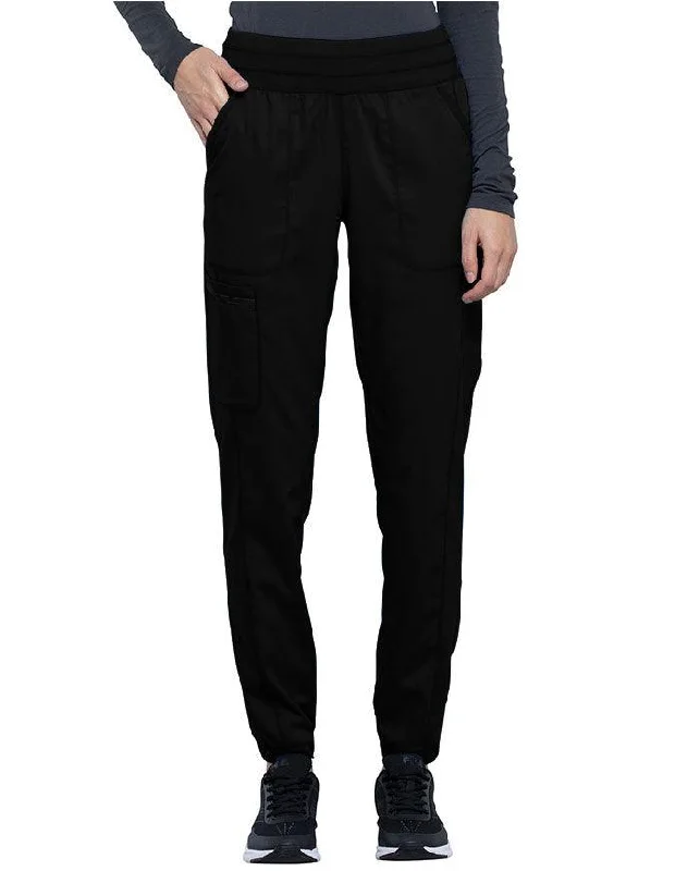 Cherokee Workwear Revolution Women's Natural Rise Tapered Leg Jogger Petite Pant