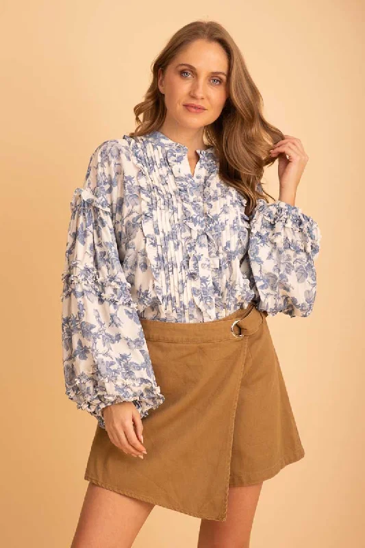 Special Price Raven Shirt Blue Vintage