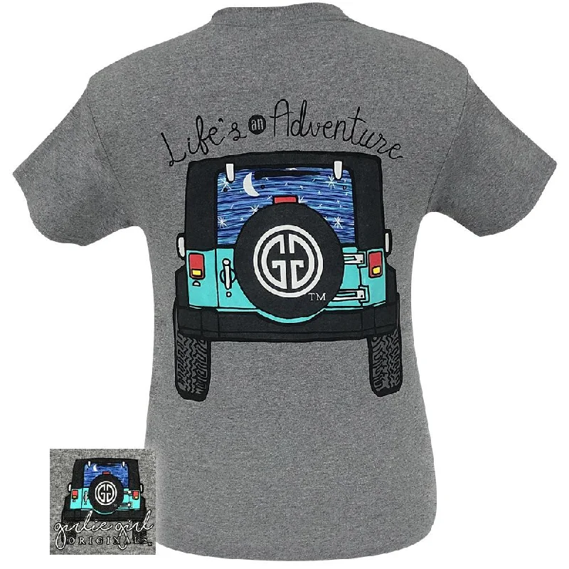 Deal Alert Life's an Adventure-Graphite Heather SS-2095