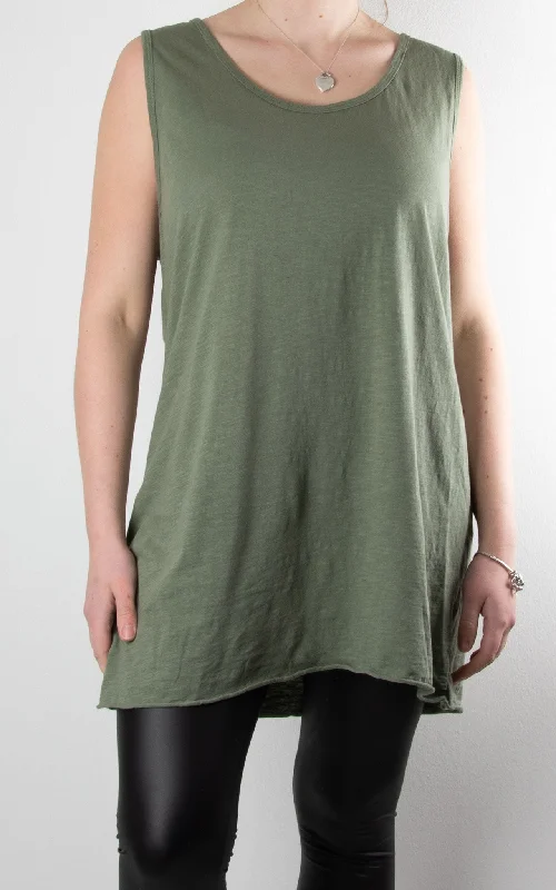 Time-Sensitive Basic Vest | Khaki