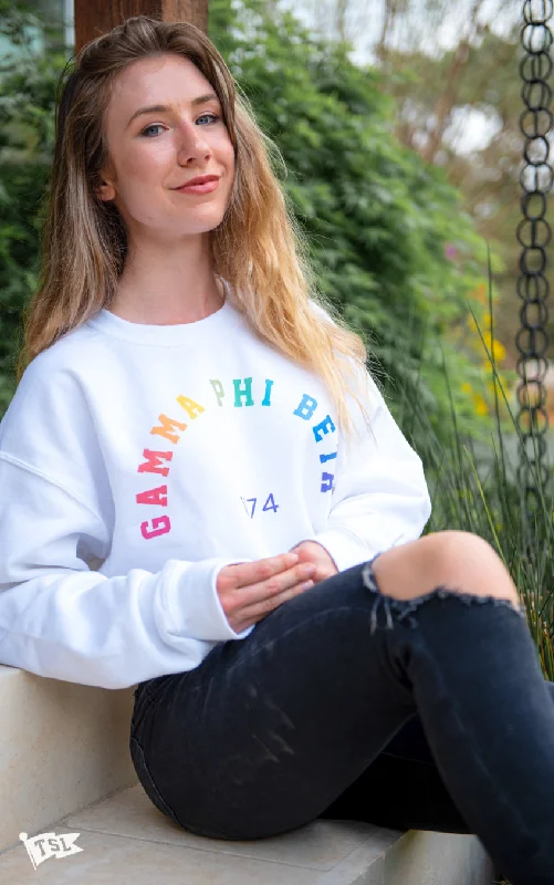 Massive Deal Gamma Phi Beta Team Pride Crewneck