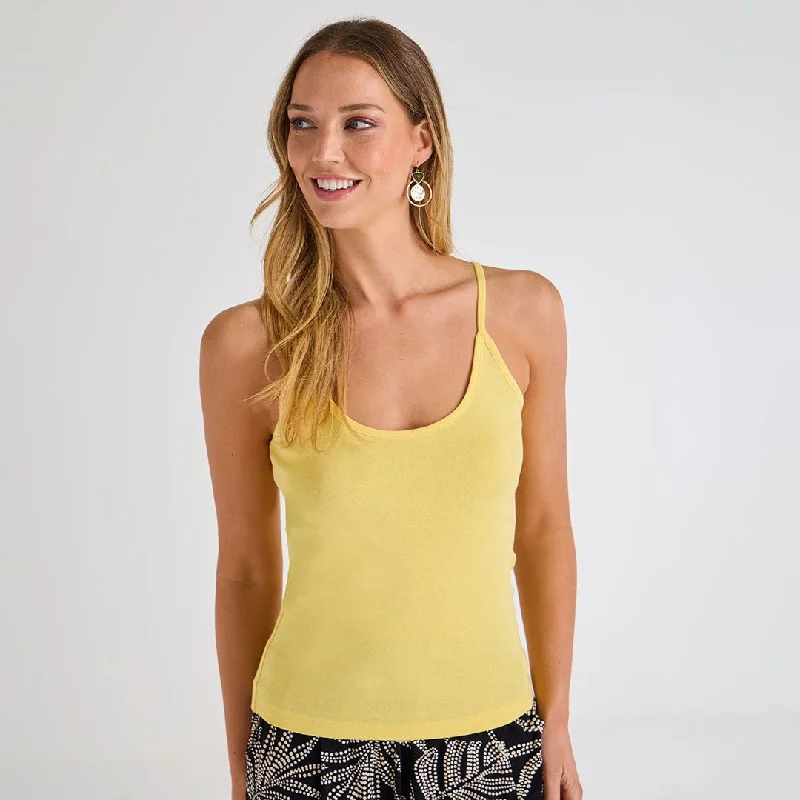 Weekend Bargains to Love Ladies Lemon Drop Strappy Vest