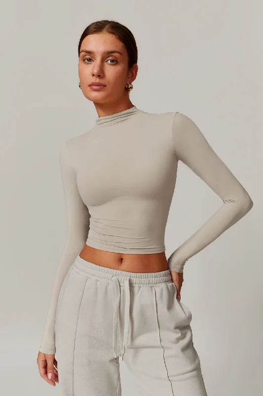 Weekend Specials to Love Ellie Long Sleeve Top - Nude
