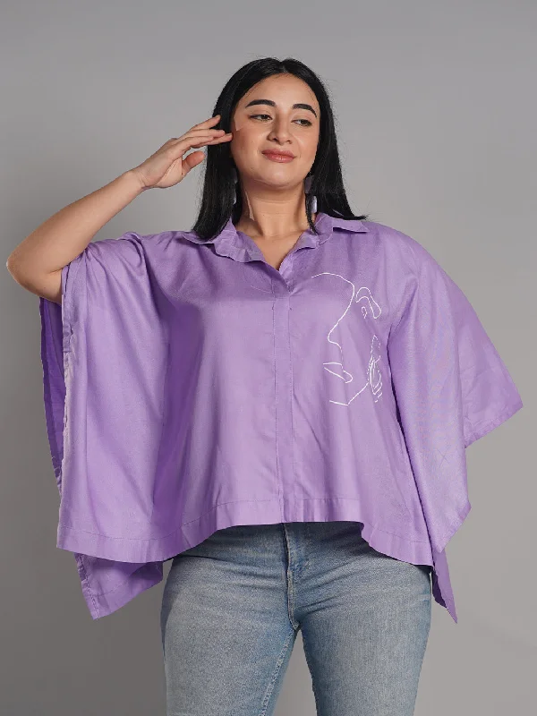 Lavender Kaftan Top - Signora