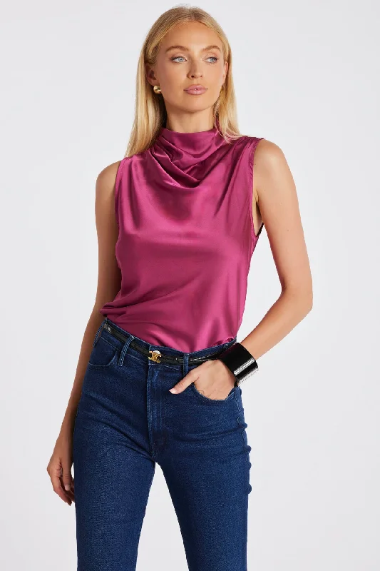 Closeout Sale Claude Cowl Neck Top