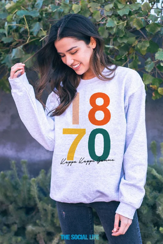 Weekend Bargains Galore Kappa Kappa Gamma Big Year Crewneck