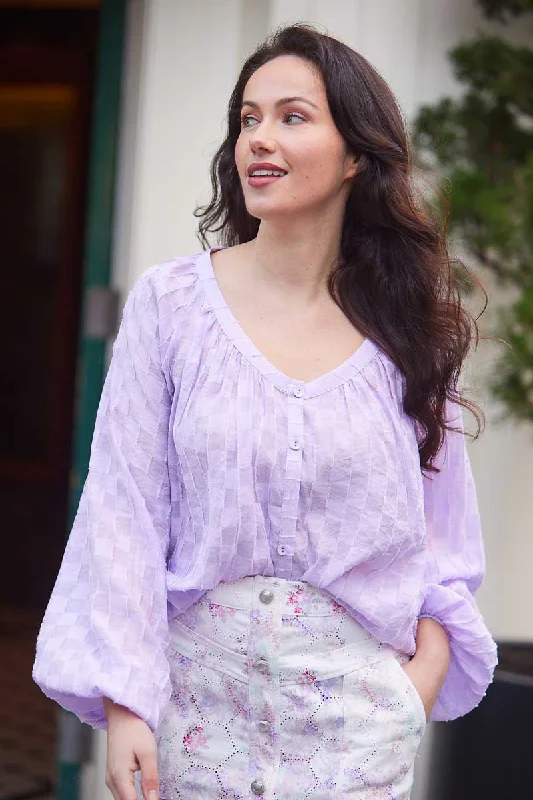 Lowest Price Abigail Top Lilac