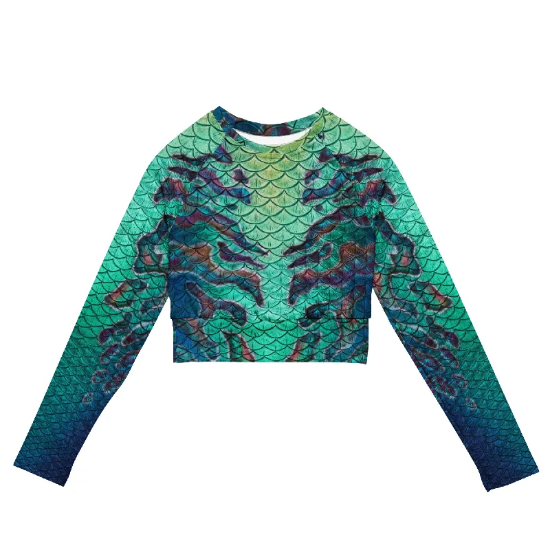 Weekend Bargains to Celebrate Abalone Abyss Recycled Cropped Rash Guard