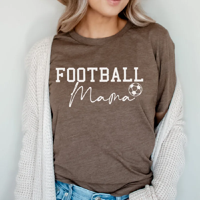 Limited Offer Mama & Fan- Football Mama Logo T-Shirt