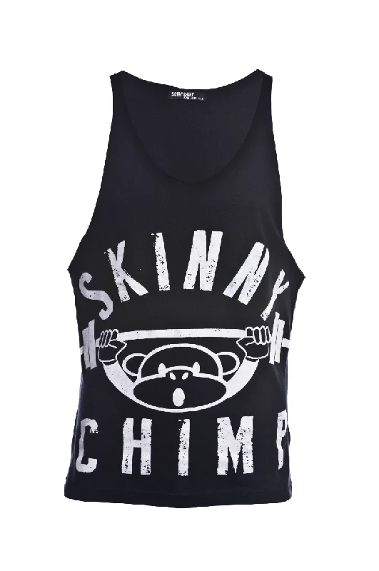 Year-End Clearance Classic Raw Cut Unisex Gym Vest-Black