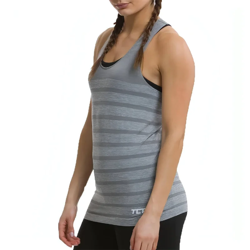 Savings Bonanza TCA QuickDry Superknit Womens Running Vest Tank Top - Grey