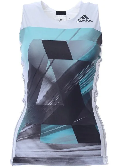 Daily Specials adidas Adizero Womens Running Vest Tank Top - White