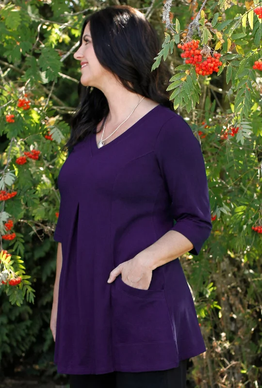 Deal of the Day Playful Tunic - Amethyst Bamboo