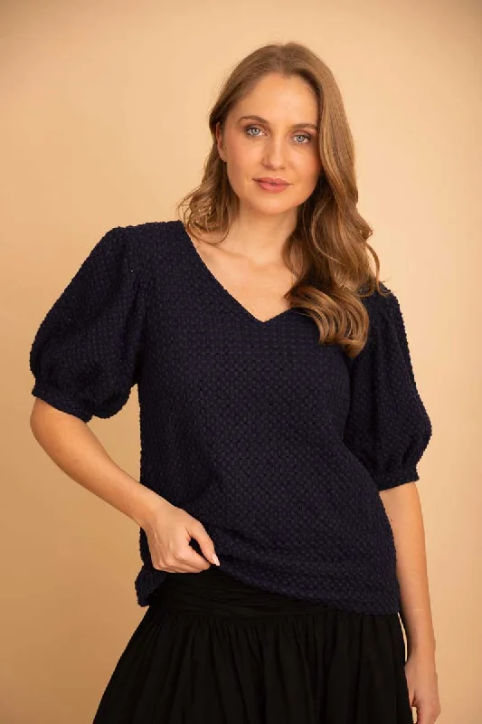 Instant Savings Mary Top Navy