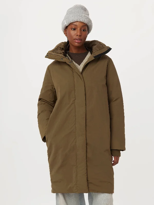 Bargain Prices The Iceland Long Coat in Dark Olive