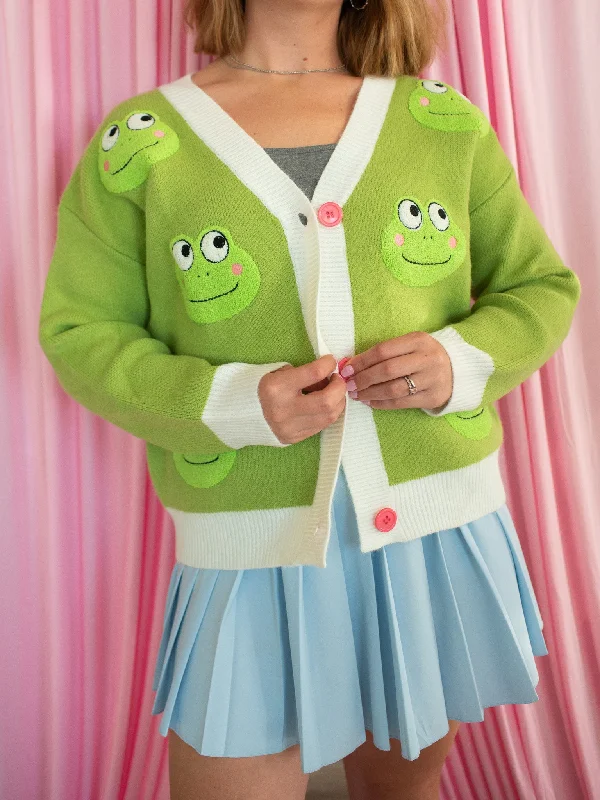 Weekend Discounts to Snag Friendly Frog Cardigan