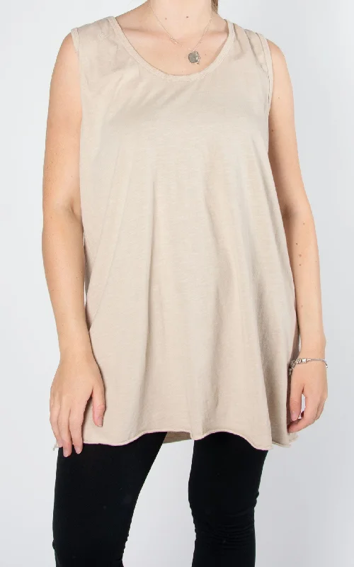 Can't Beat Basic Vest | Stone