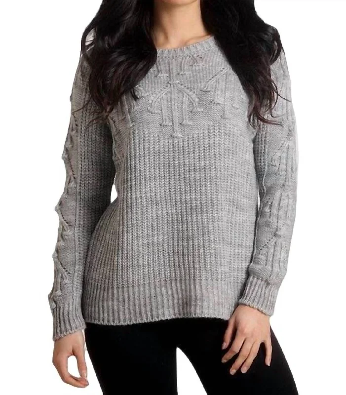 Weekend Deals That Impress Knit Sweater In Gray