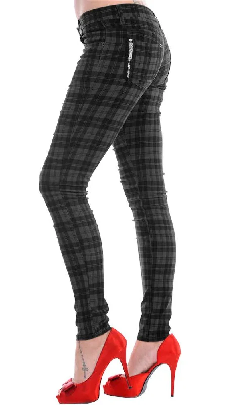 Weekend Specials to Snag Forever Yours [Grey Check] | SKINNY JEANS