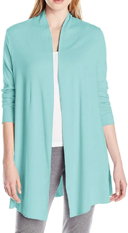 Weekend Savings Fiesta Amelia Knit Cardigan In Aqua