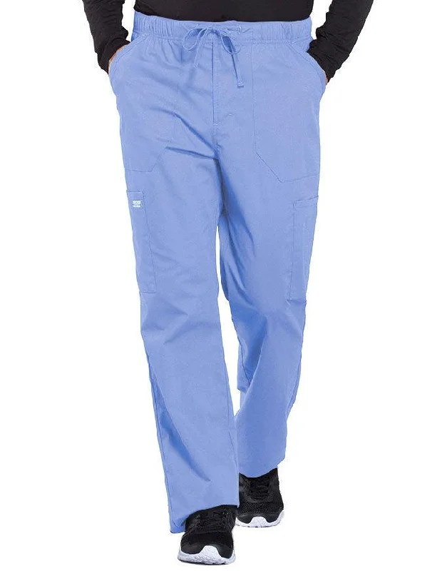 Deal Explosion Cherokee Workwear Professionals Men's Tapered Leg Drawstring Cargo Pant