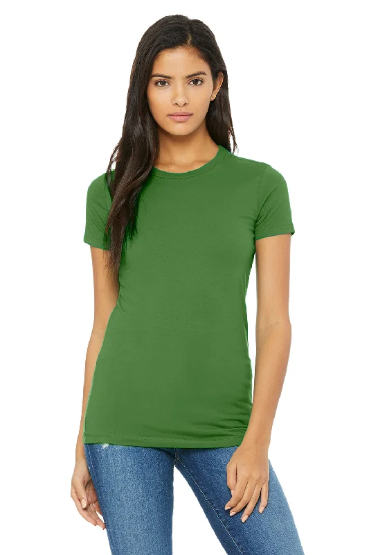 Today Only Bella + Canvas Womens The Favorite Short Sleeve Crewneck T-Shirt - Leaf Green