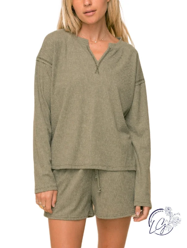 The Best Prices Getting Prepared Boxy V-Neck Top