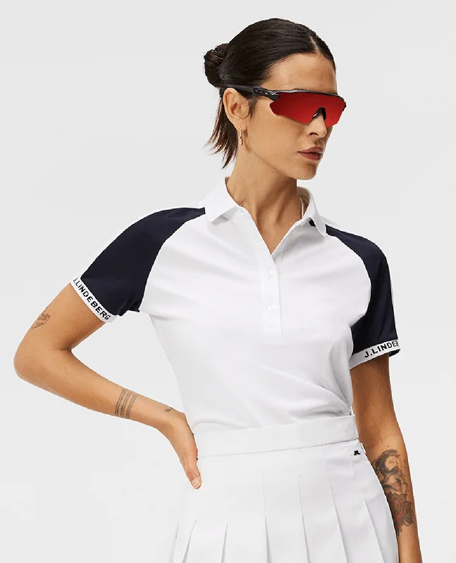 Limited Availability J.Lindeberg Perinne Polo White