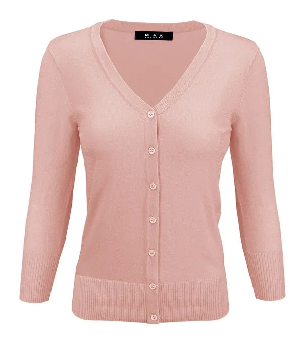 Limited Edition V-Neck Button Down Knit Cardigan Sweater