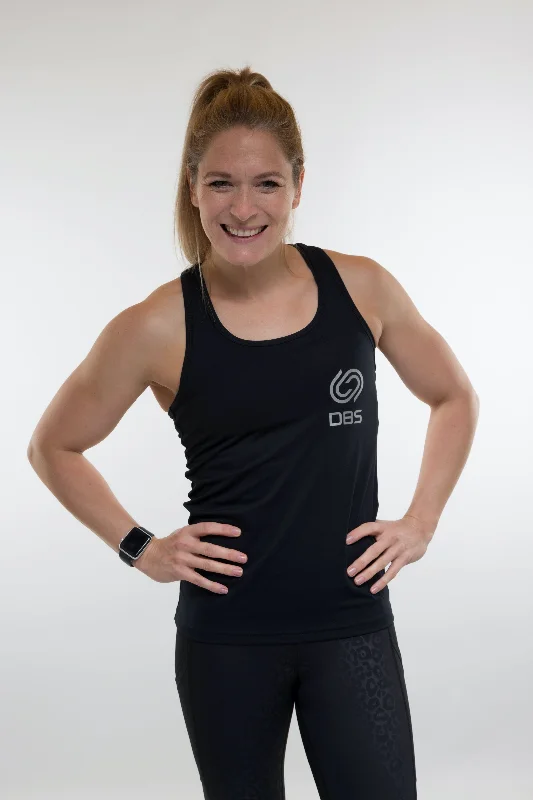 Weekend Offers That Shine Black Vest - Silver Logo