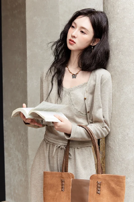 Weekend Deals to Make You Happy Knitted Cardigan and Pant Set Separately Sold