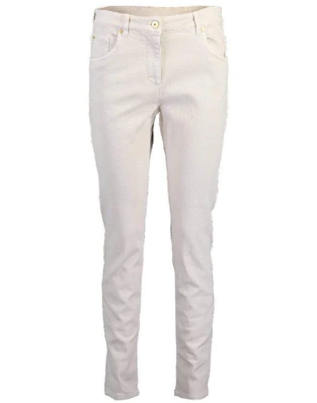 Weekend Offers You Can't Ignore Five Pocket Skinny Jean - Beige