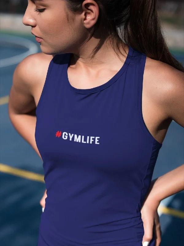 Weekend Discounts to Snag Vest Top for Women '#GYMLIFE' Design