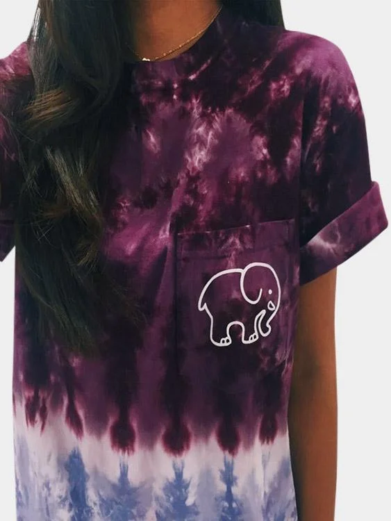 Deal Alert Wholesale Crew Neck Fantasy Colour Short Sleeve T-Shirts
