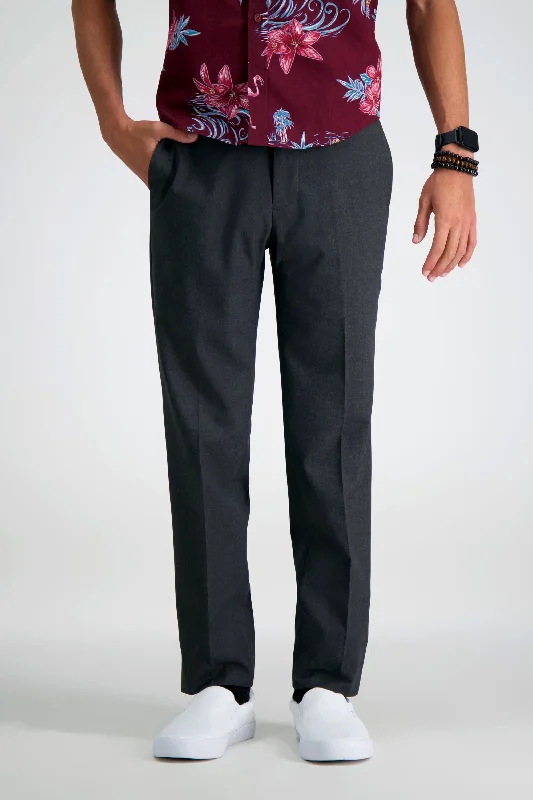 Weekend Savings Sensation HAGGAR JMH PREMIUM SLIM DRESS PANT- BLACK & CHARCOAL