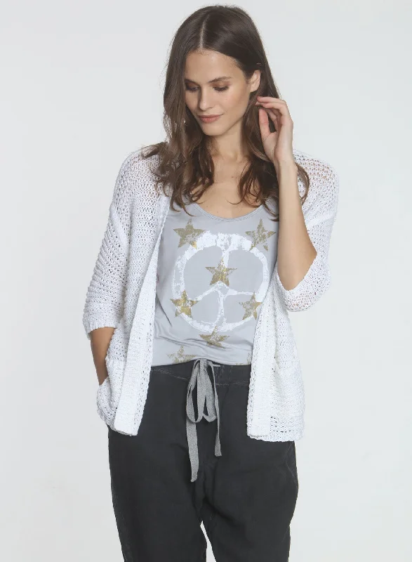 Weekend Bargains Await You Charlotte Cardigan - White