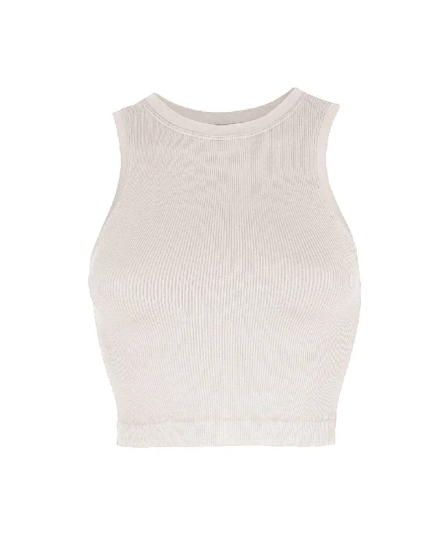 Exclusive Savings LUMINOUS Ribbed Vest | Taupe
