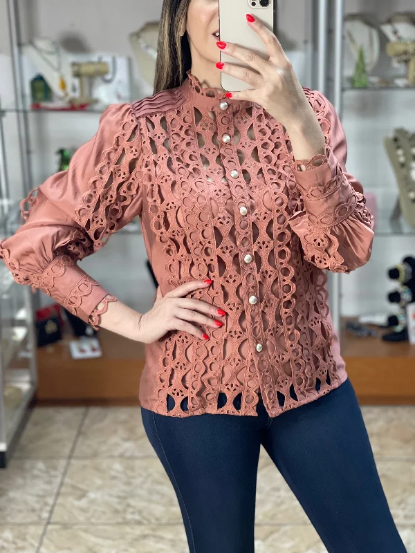 Bargain Alert Button Down Elegant Top