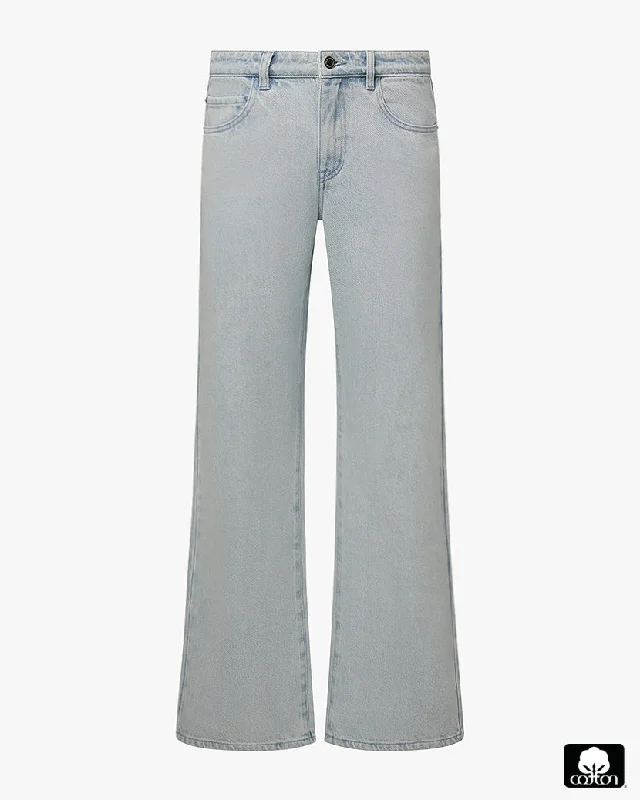 Final Clearance Baggy Mid Rise Straight Pant