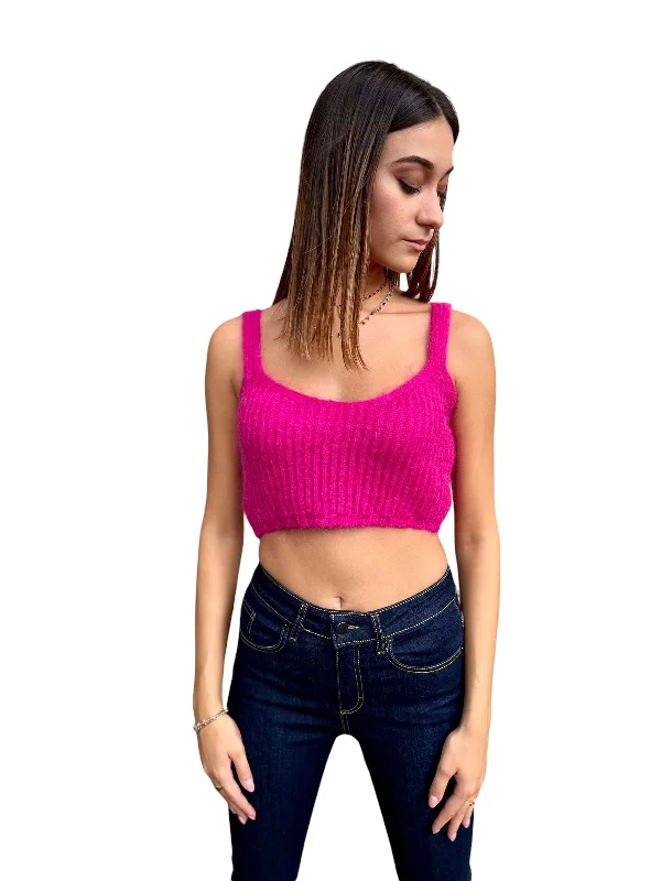 Kontatto fuchsia top