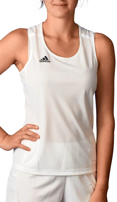 Price Rollback adidas T19 Womens Training Vest Tank Top - White