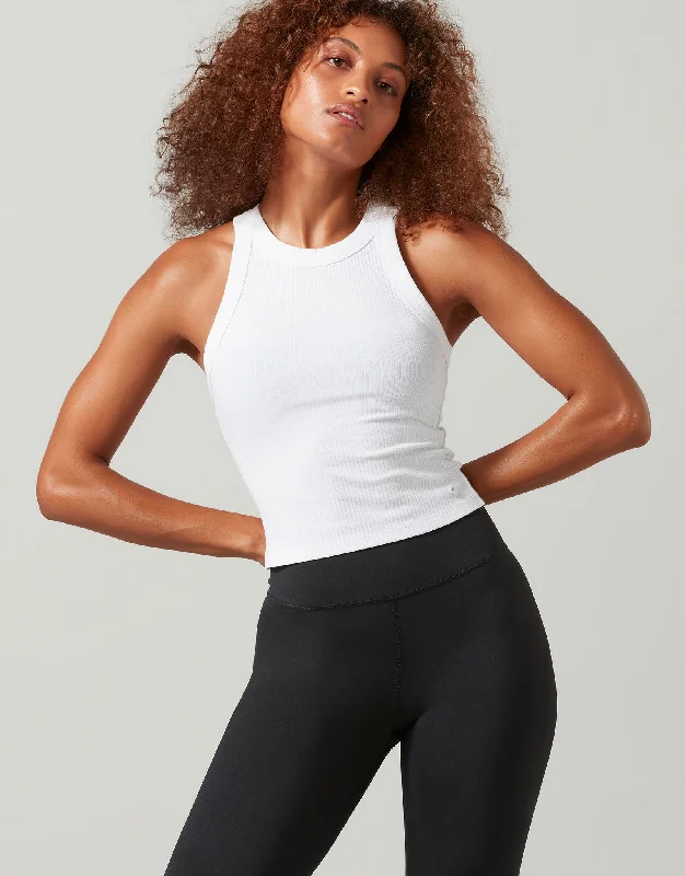 Best Seller HARMONY Ribbed Tank - White