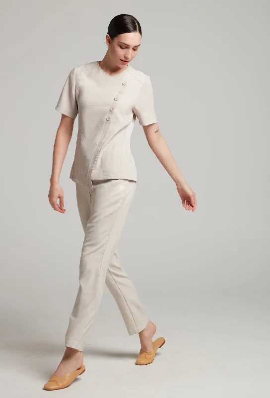 Online Only Valencia Faux Linen Tunic