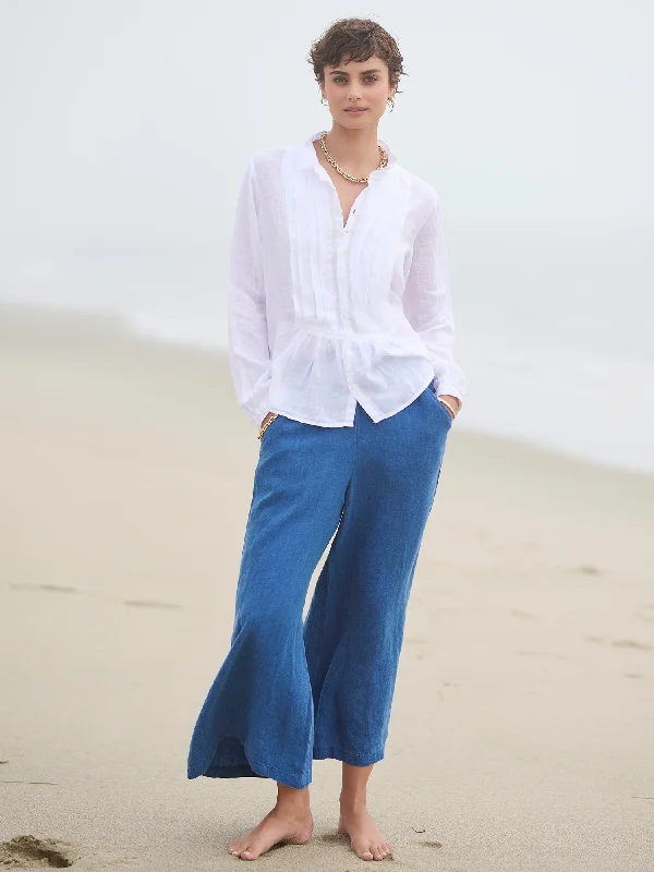 Clea Crop Linen Pant