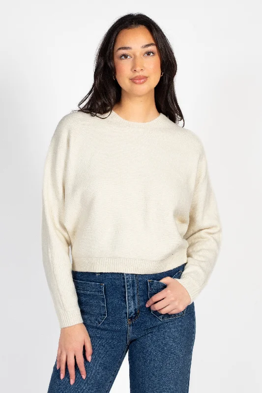 Buy More, Save More Rosy Cropped Knit Sweater