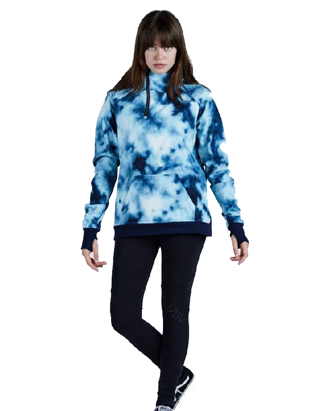 Steals and Deals Nikita Womens Case Po Hoody - Tie Dye